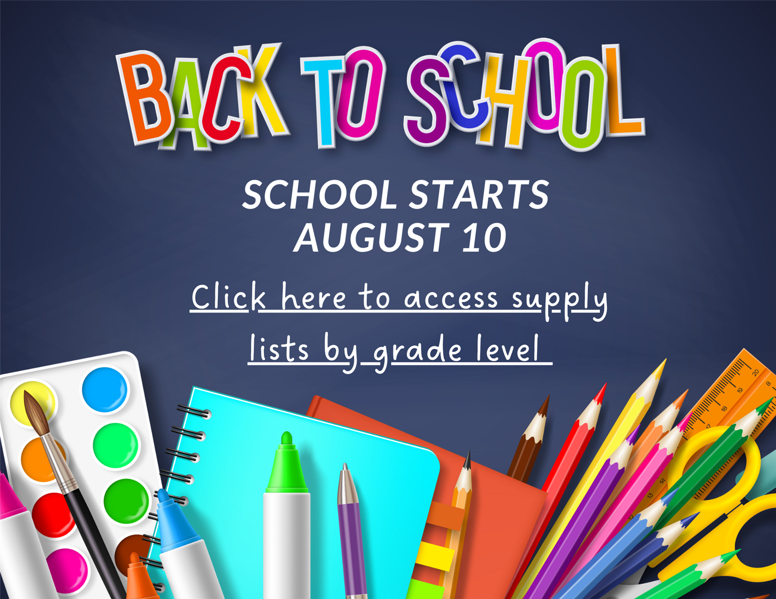  Supply Lists by Grade Level